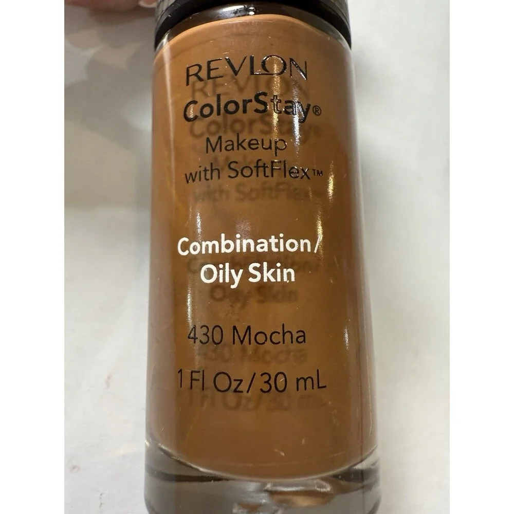 REVLON Colorstay Makeup SoftFlex Normal/Dry 1FLOZ 440 Mahogany & 430 Mocha 2 PCS